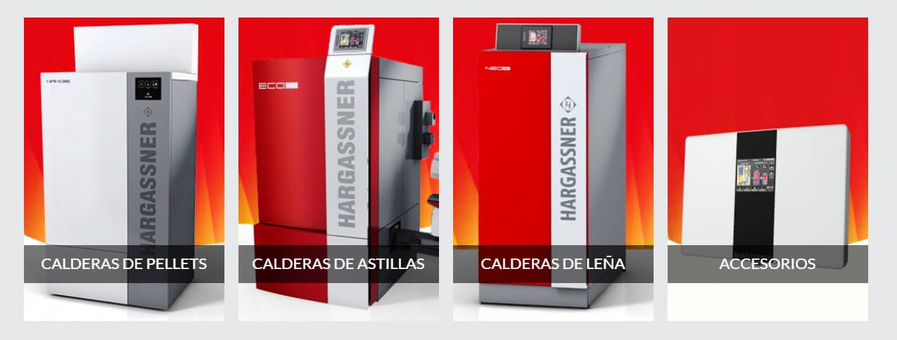 Diferentes Calderas Hargassner Biomasa