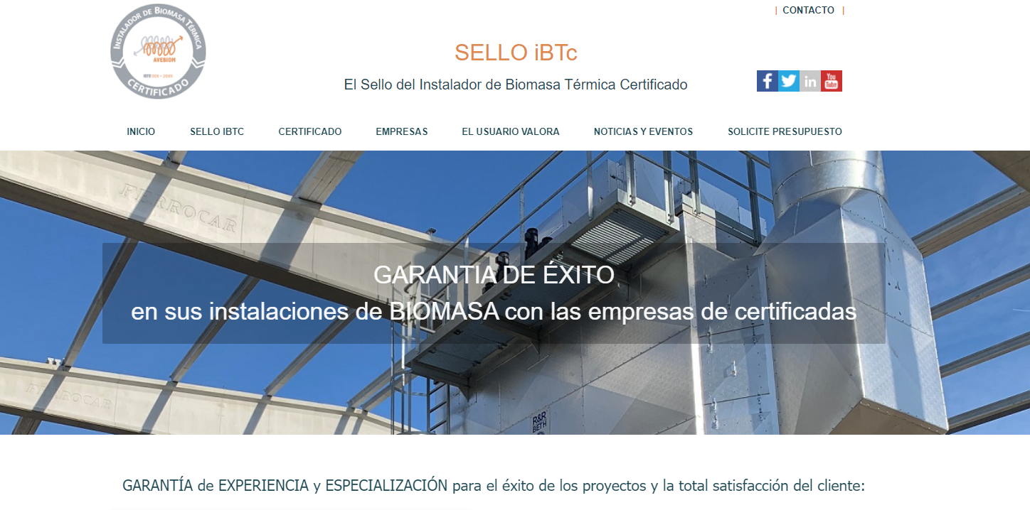 Web instalador de biomasa certificado