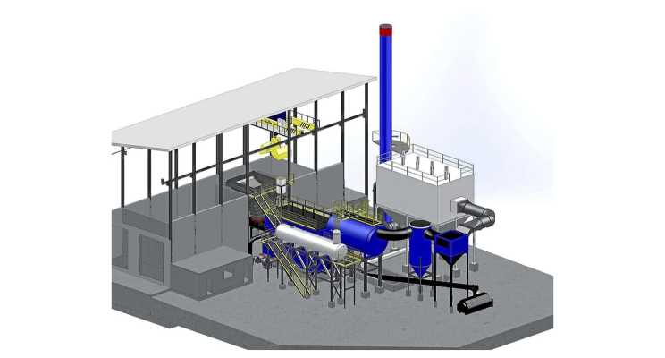 Esquema de proyecto de biomasa